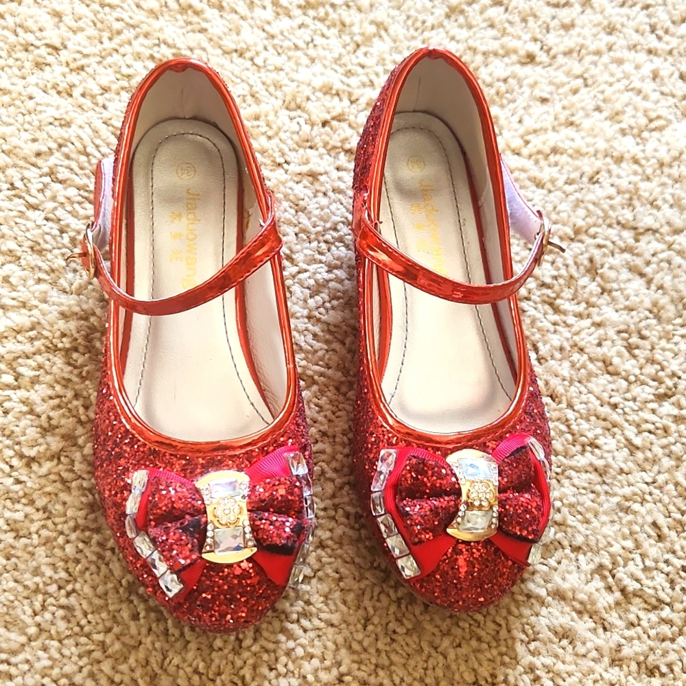 Red Sparkle Heels